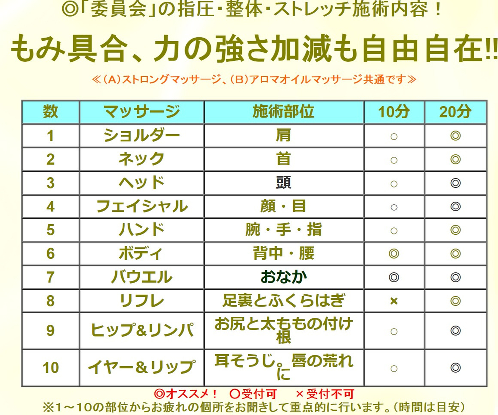 まごこころ込めて・・・ 大阪出張マッサージ委員会のフォト(大)