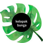 インドネシア語で[花びら]という意味の[クロパブンガ]。 kelopakbunga クロパブンガのフォト(小)