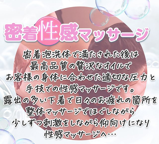 密着性感マッサージ : 密着！電磁波エステくらぶ(日本橋/密着泡洗体マッサージ)のフォト(写真)